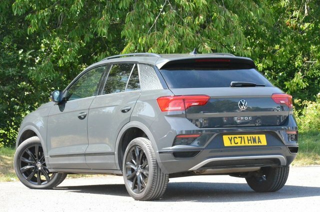 Volkswagen T-Roc Tsi Black Edition Suv YC71HWA Grey #3