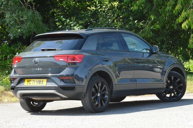 Volkswagen T-Roc Tsi Black Edition Suv YC71HWA Grey #5
