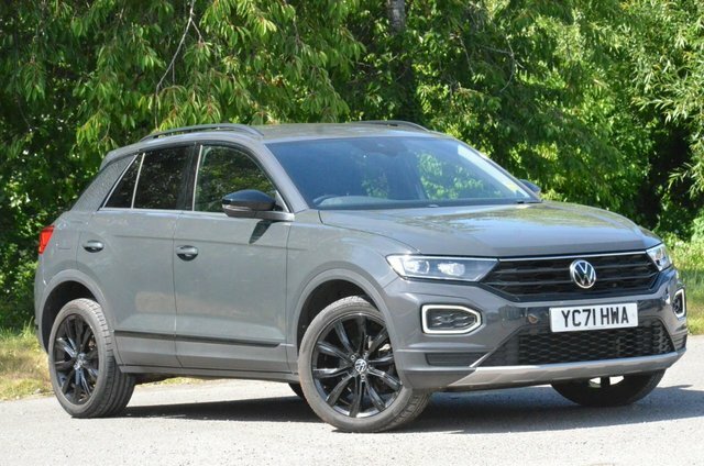 Volkswagen T-Roc Tsi Black Edition Suv YC71HWA Grey #2