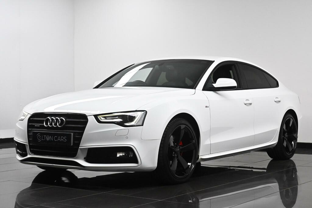 Audi A5 2.0 Tdi Black Edition Sportback Multitronic Euro 5 White #4