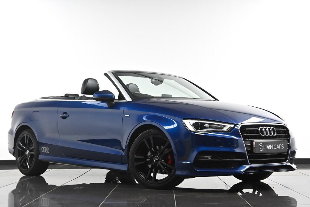 Audi A3 Cabriolet 2.0 Tdi S Line S Tronic Euro 6 Ss Blue