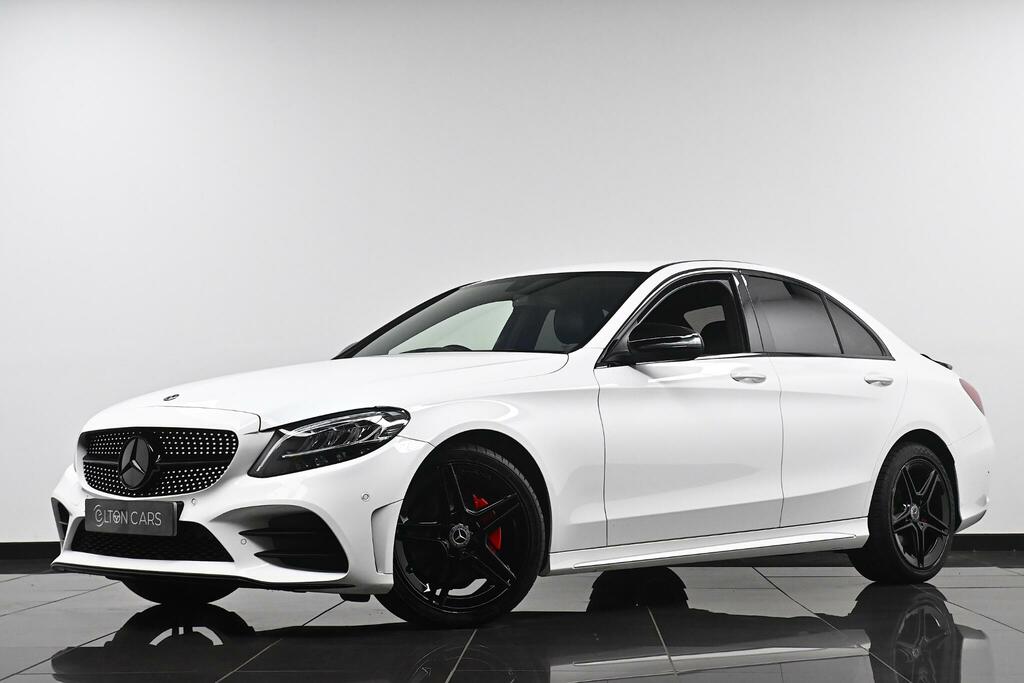 Mercedes-Benz C Class Amg Line White #2