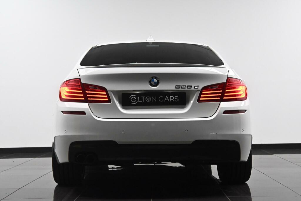BMW 5 Series M Sport White #4