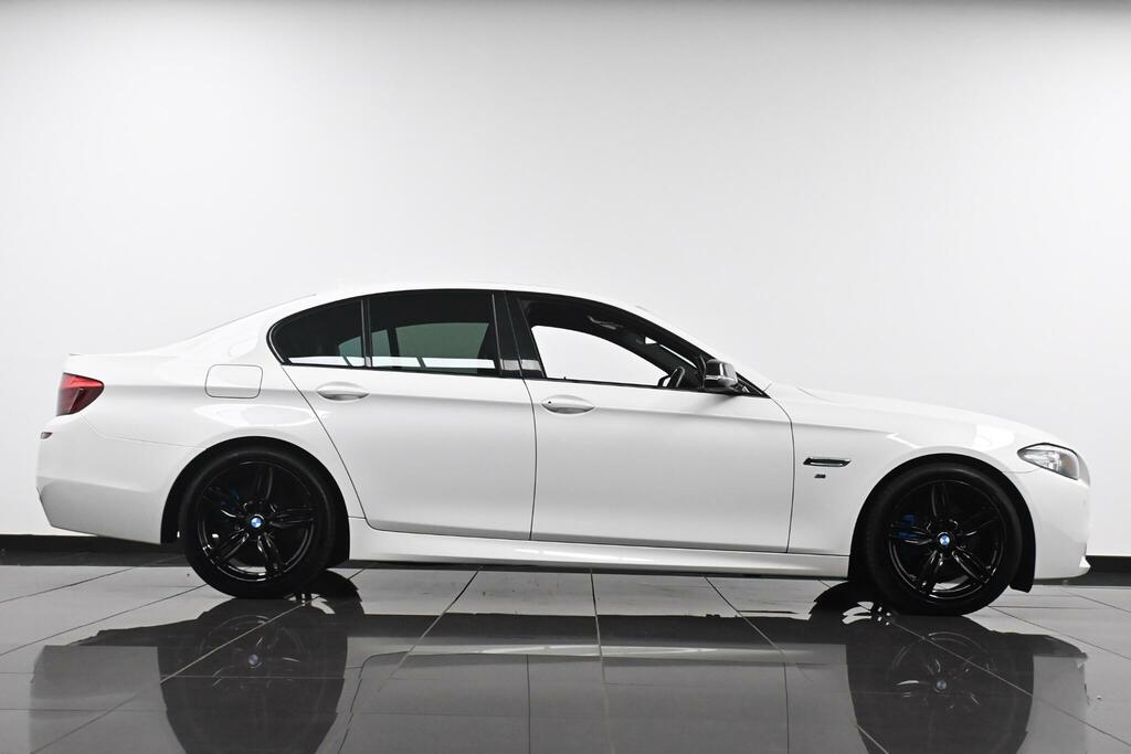 BMW 5 Series M Sport White #5