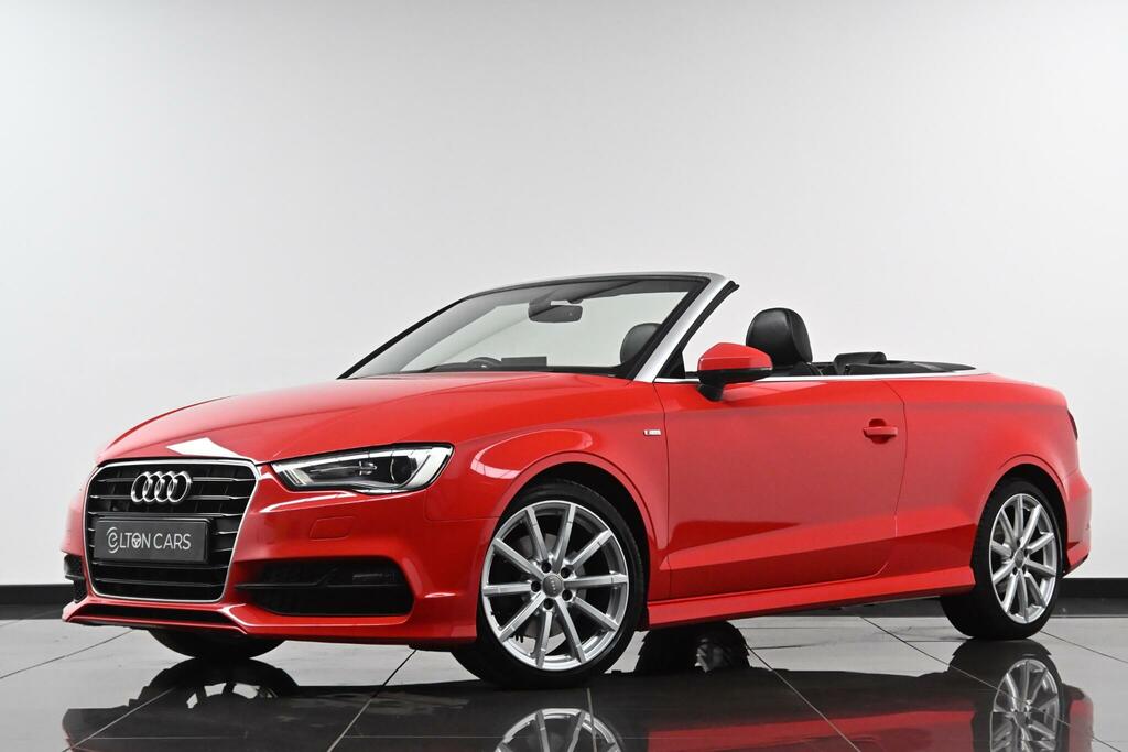 Audi A3 Cabriolet S Line Red #2