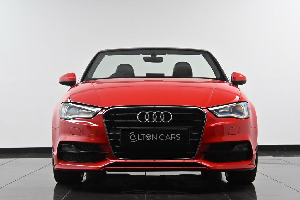 Audi A3 Cabriolet S Line Red #3