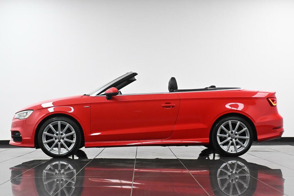 Audi A3 Cabriolet S Line Red #6
