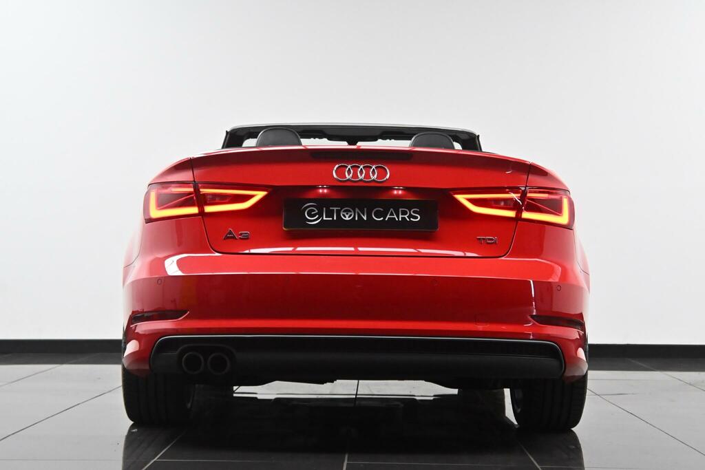 Audi A3 Cabriolet S Line Red #4