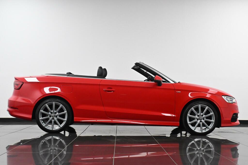Audi A3 Cabriolet S Line Red #5