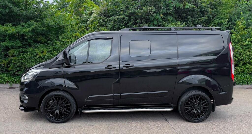 Ford Transit Custom 2.0 300 Ecoblue Limited Crew Van L1 H1 Euro 6 Ss Black #5