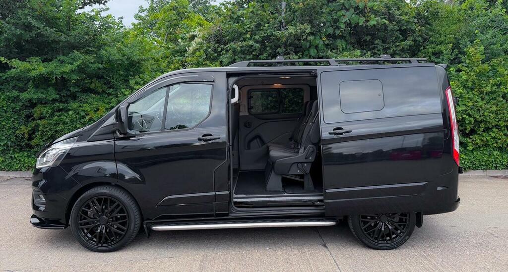 Ford Transit Custom 2.0 300 Ecoblue Limited Crew Van L1 H1 Euro 6 Ss Black #6