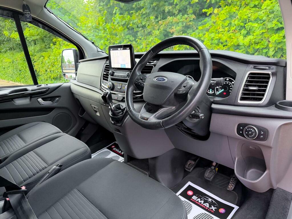 Ford Transit Custom 2.0 300 Ecoblue Limited Crew Van L1 H1 Euro 6 Ss Black #3