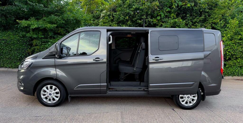 Ford Transit Custom 2.0 300 Ecoblue Limited Crew Van L1 H1 Euro 6 Grey #5
