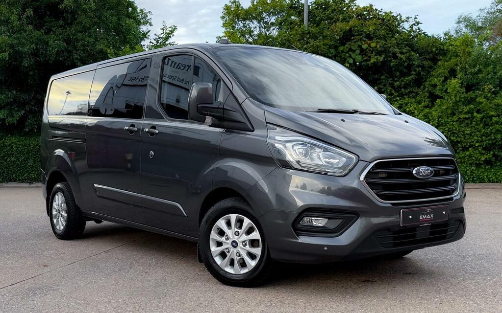 Ford Transit Custom 2.0 300 Ecoblue Limited Crew Van L1 H1 Euro 6 Grey #4