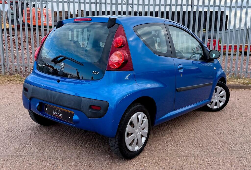 Peugeot 107 Active 68 Bhp Black #8