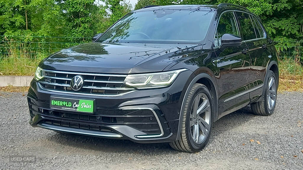 Volkswagen Tiguan 2.0 Tdi R-line Edition Dsg DF72YSS Black #3