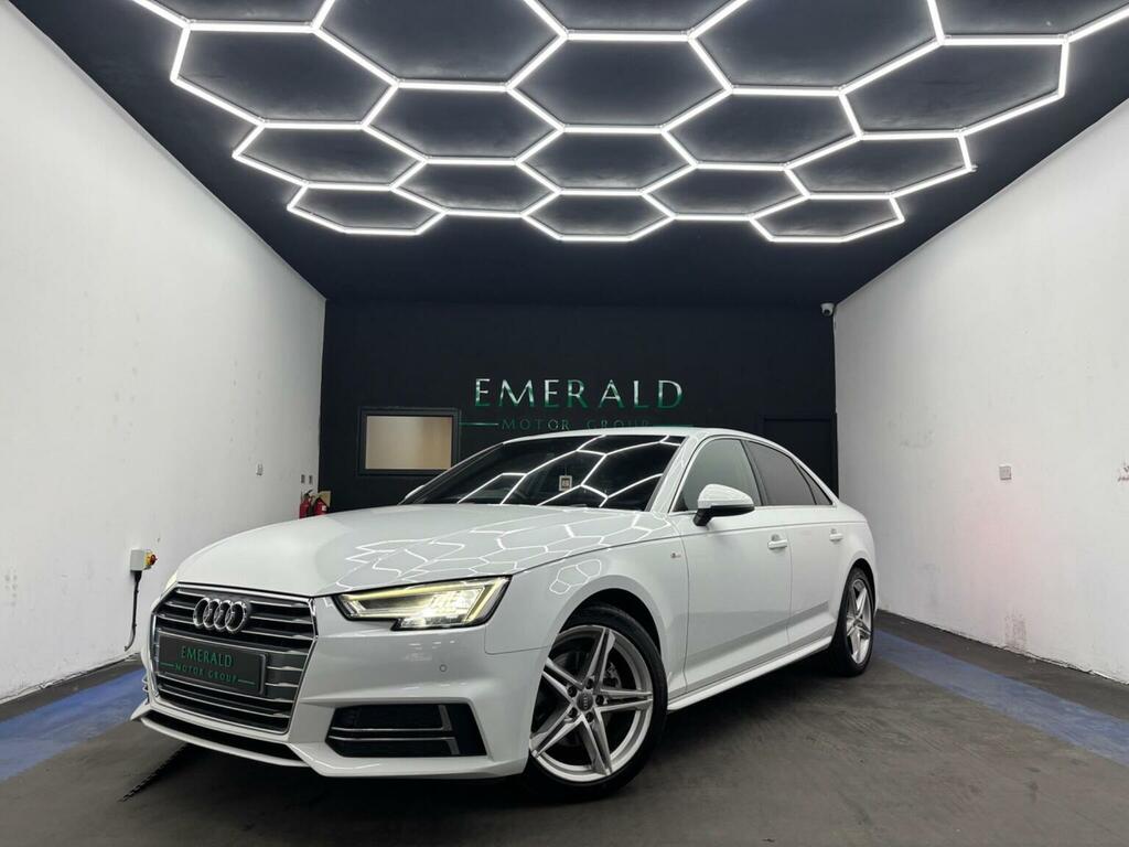 Audi A4 2.0 Tdi S Line S Tronic Euro 6 Ss White #3