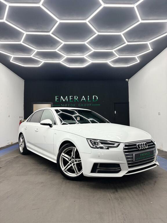 Audi A4 2.0 Tdi S Line S Tronic Euro 6 Ss White
