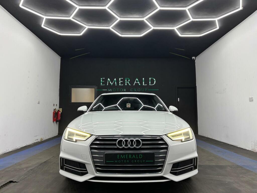Audi A4 2.0 Tdi S Line S Tronic Euro 6 Ss White #2