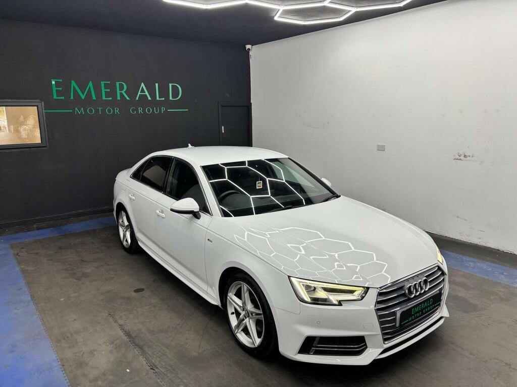 Audi A4 2.0 Tdi S Line S Tronic Euro 6 Ss White #5