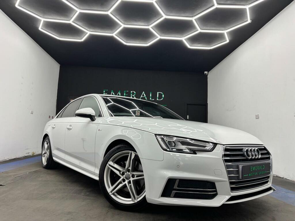 Audi A4 2.0 Tdi S Line S Tronic Euro 6 Ss White #4