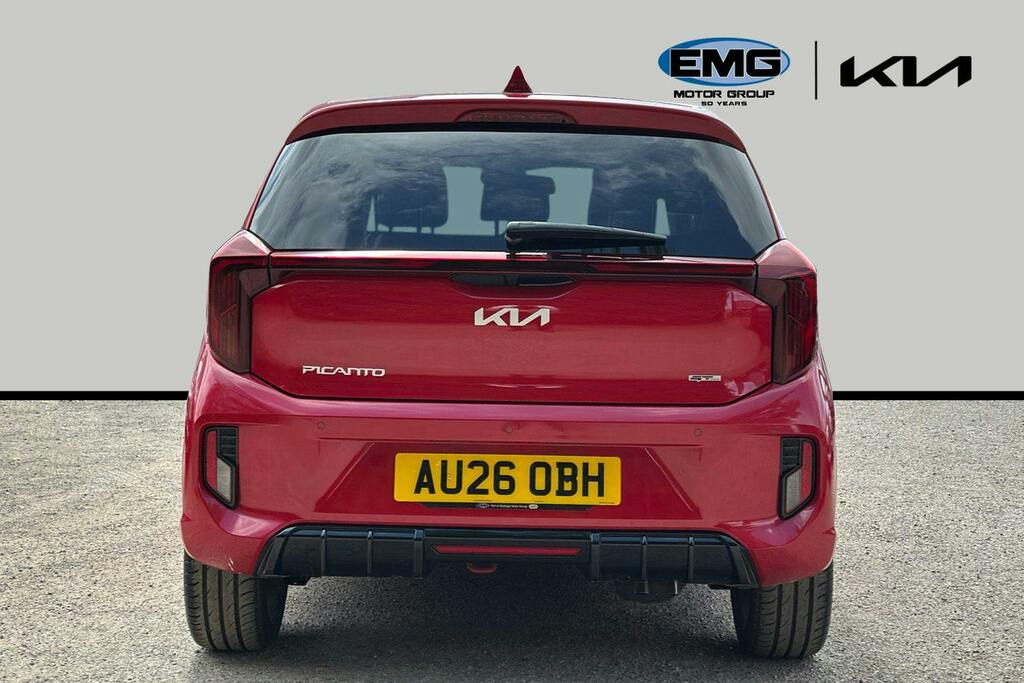 Kia Picanto 1.0 Gt Line S Hatchback Amt Ss Red #5
