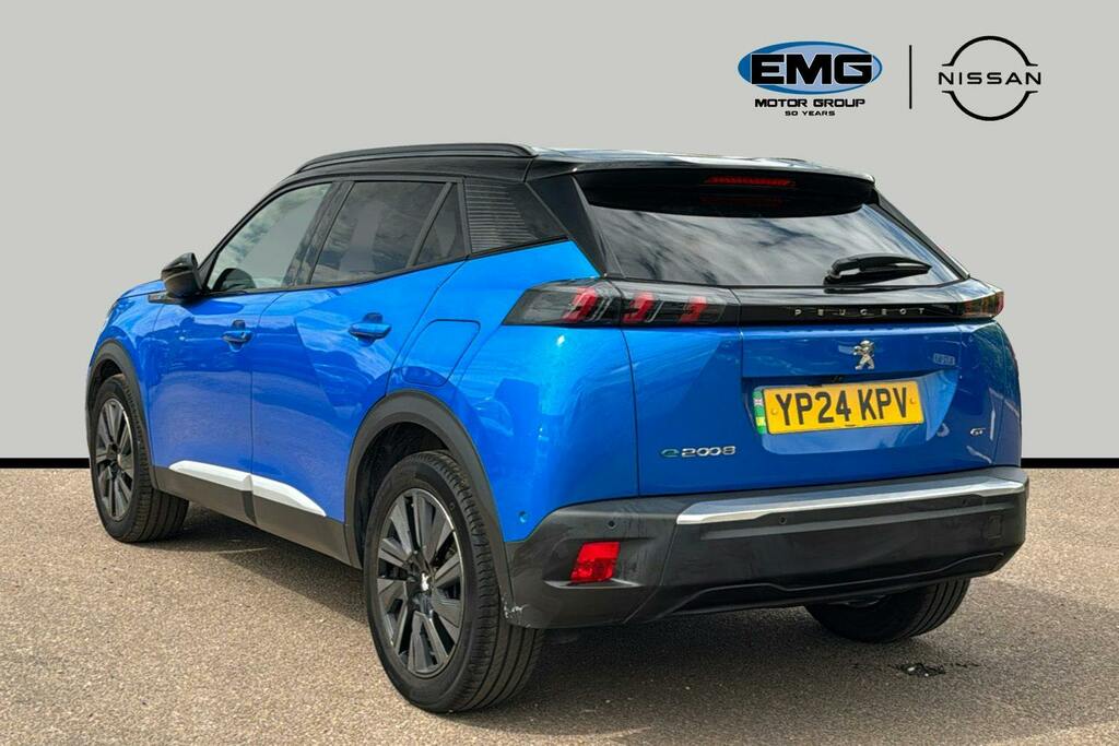 Peugeot e-2008 50Kwh Gt Premium Suv 7Kw Charge YP24KPV Blue #4