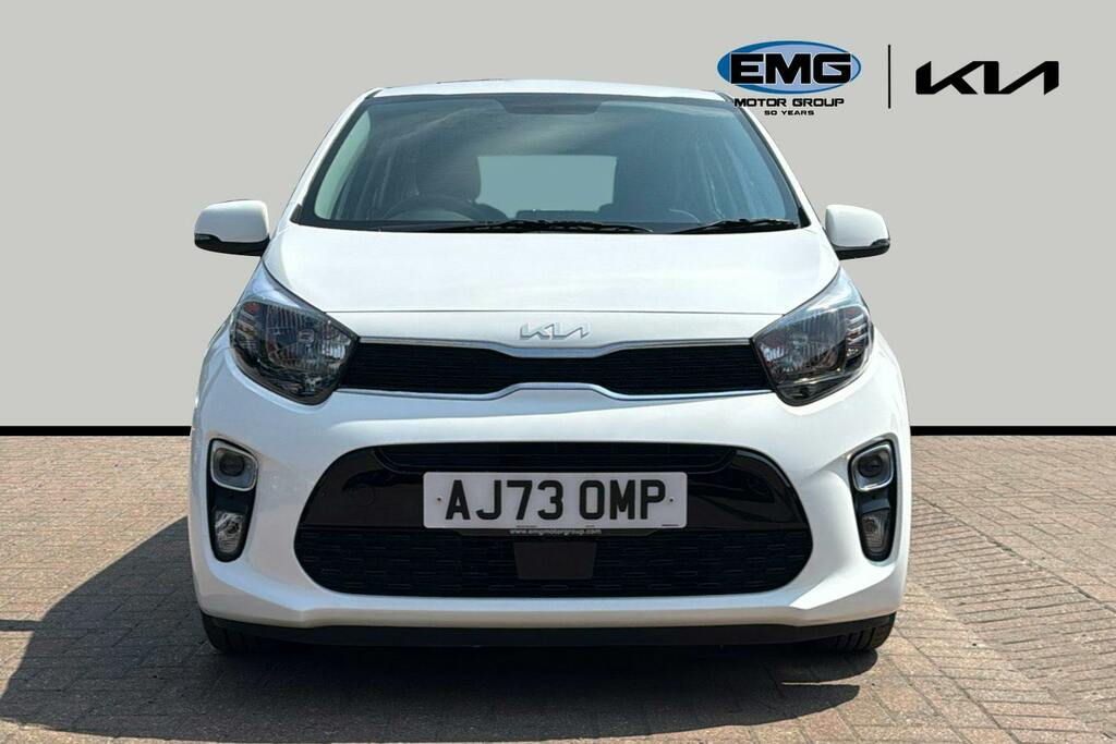 Kia Picanto 1.0 Dpi 3 Hatchback Amt Ss White #2