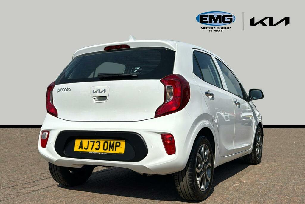 Kia Picanto 1.0 Dpi 3 Hatchback Amt Ss White #6