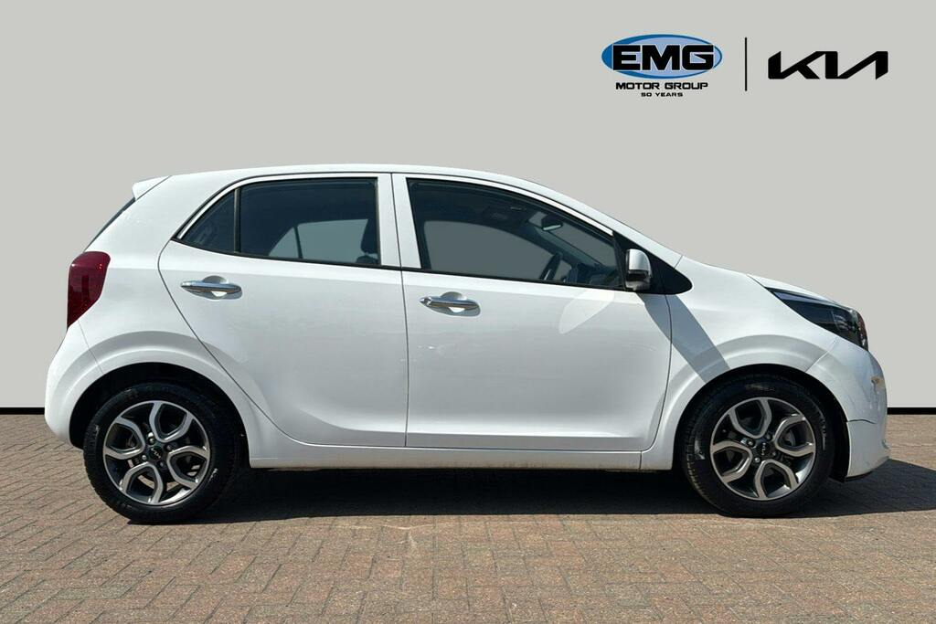 Kia Picanto 1.0 Dpi 3 Hatchback Amt Ss White #3
