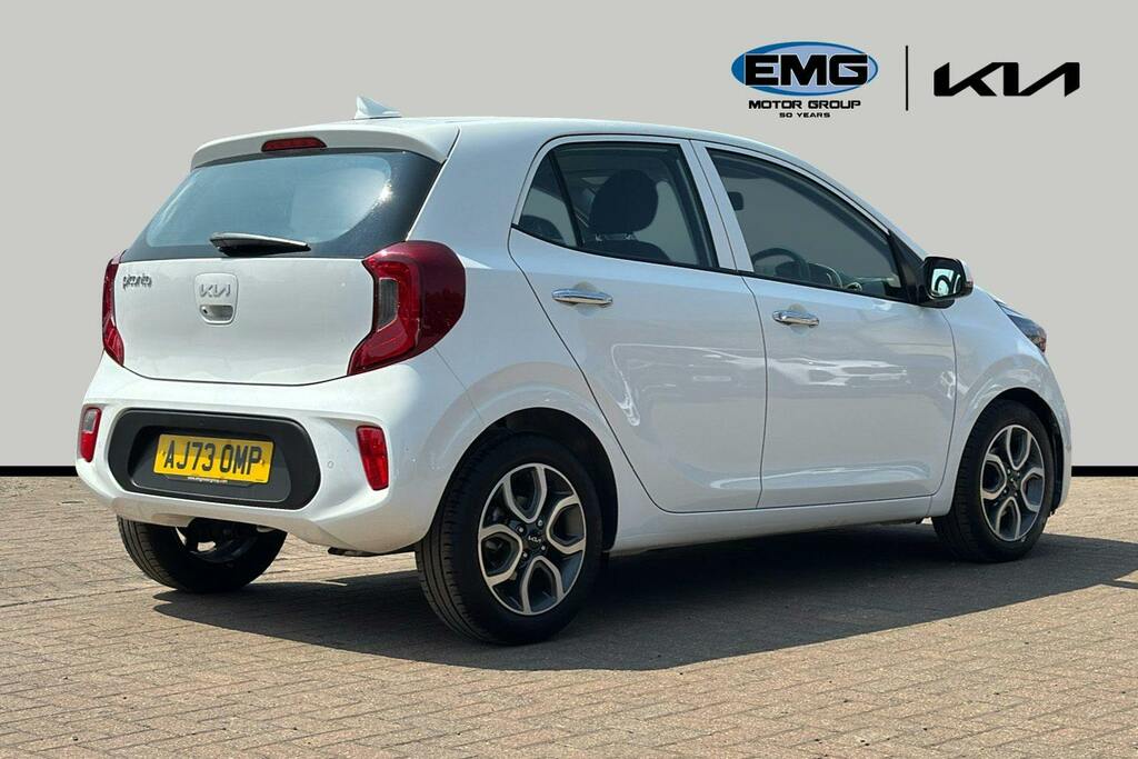Kia Picanto 1.0 Dpi 3 Hatchback Amt Ss White #6