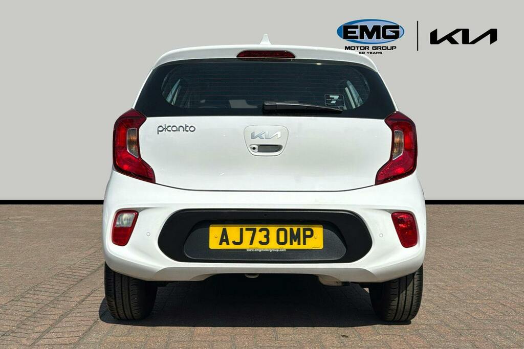 Kia Picanto 1.0 Dpi 3 Hatchback Amt Ss White #5