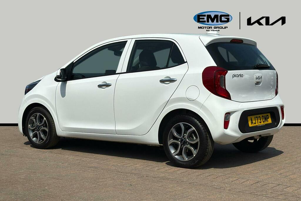 Kia Picanto 1.0 Dpi 3 Hatchback Amt Ss White #4
