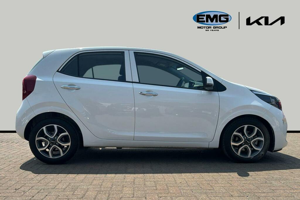Kia Picanto 1.0 Dpi 3 Hatchback Amt Ss White #3
