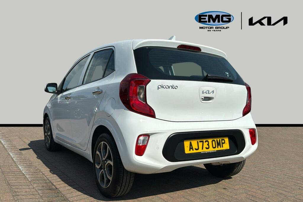 Kia Picanto 1.0 Dpi 3 Hatchback Amt Ss White #4