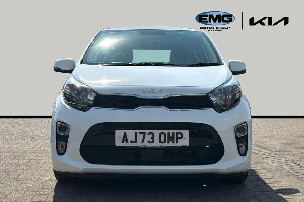 Kia Picanto 1.0 Dpi 3 Hatchback Amt Ss White #2