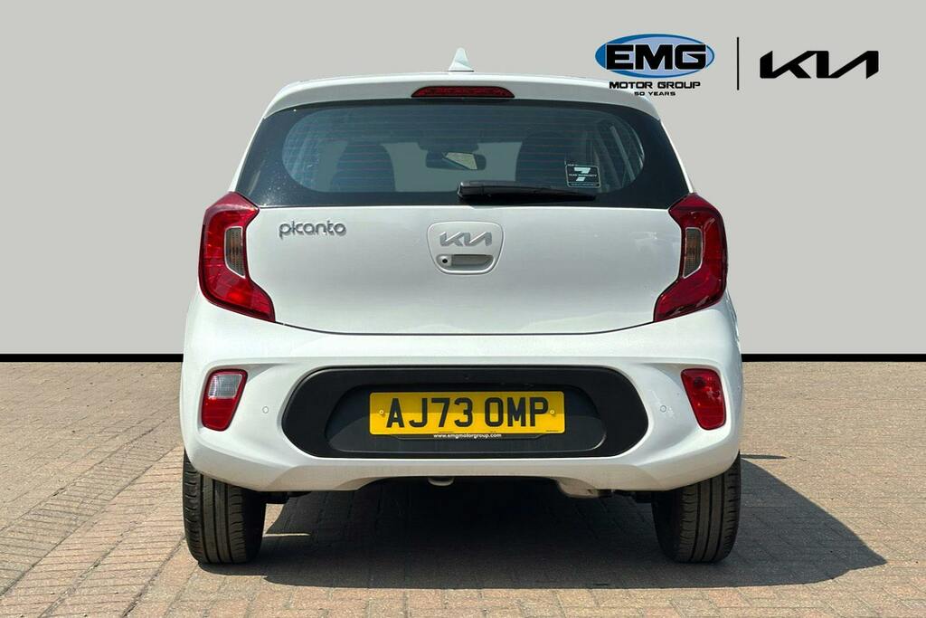Kia Picanto 1.0 Dpi 3 Hatchback Amt Ss White #5
