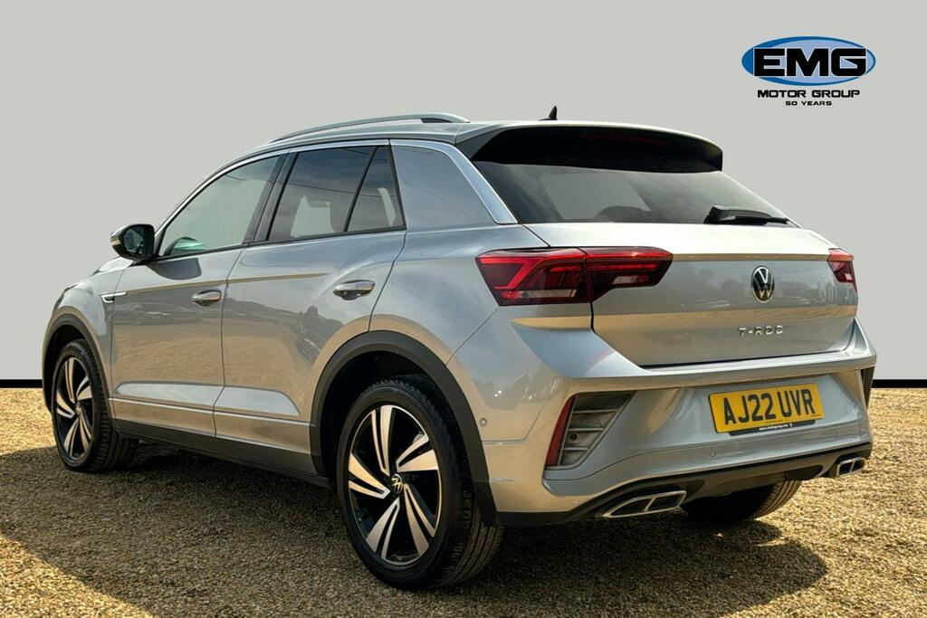 Volkswagen T-Roc 1.5 Tsi R Line Suv Ss AJ22UVR Silver #4