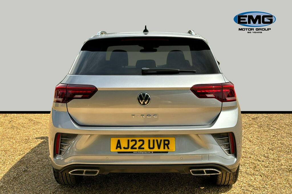 Volkswagen T-Roc 1.5 Tsi R Line Suv Ss AJ22UVR Silver #5