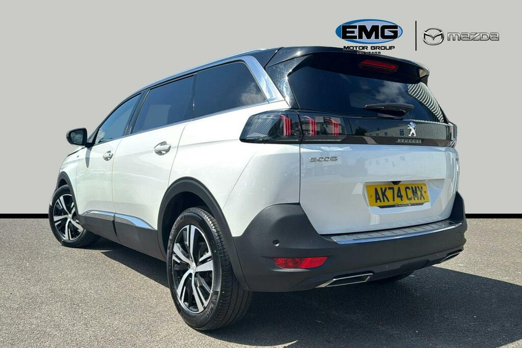 Peugeot 5008 1.5 Bluehdi Gt Suv Eat Ss White #4
