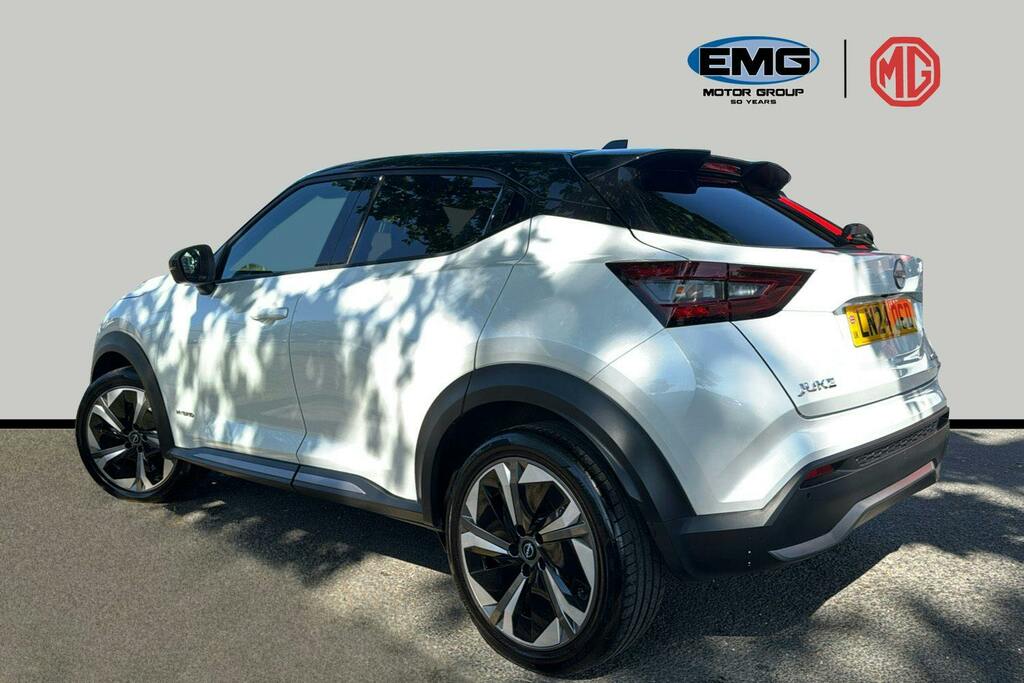 Nissan Juke 1.6 Tekna Plus Suv Hybrid White #4