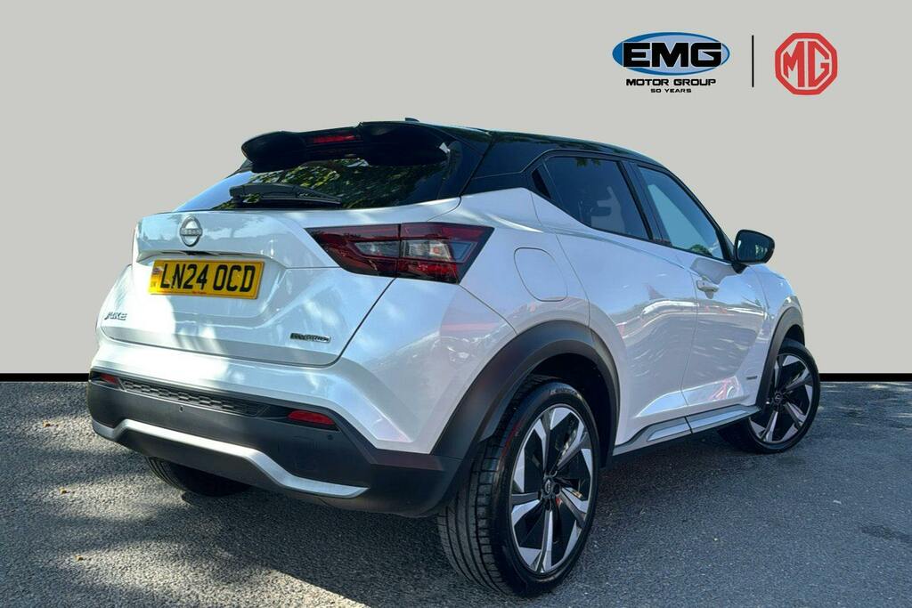 Nissan Juke 1.6 Tekna Plus Suv Hybrid White #6