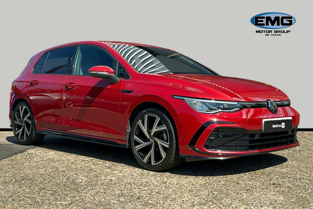 Volkswagen Golf 1.5 Etsi Mhev R Line Hatchback Hybrid D Red