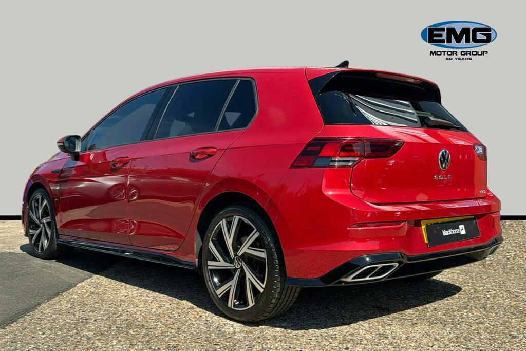Volkswagen Golf 1.5 Etsi Mhev R Line Hatchback Hybrid D KF24ONV Red #4