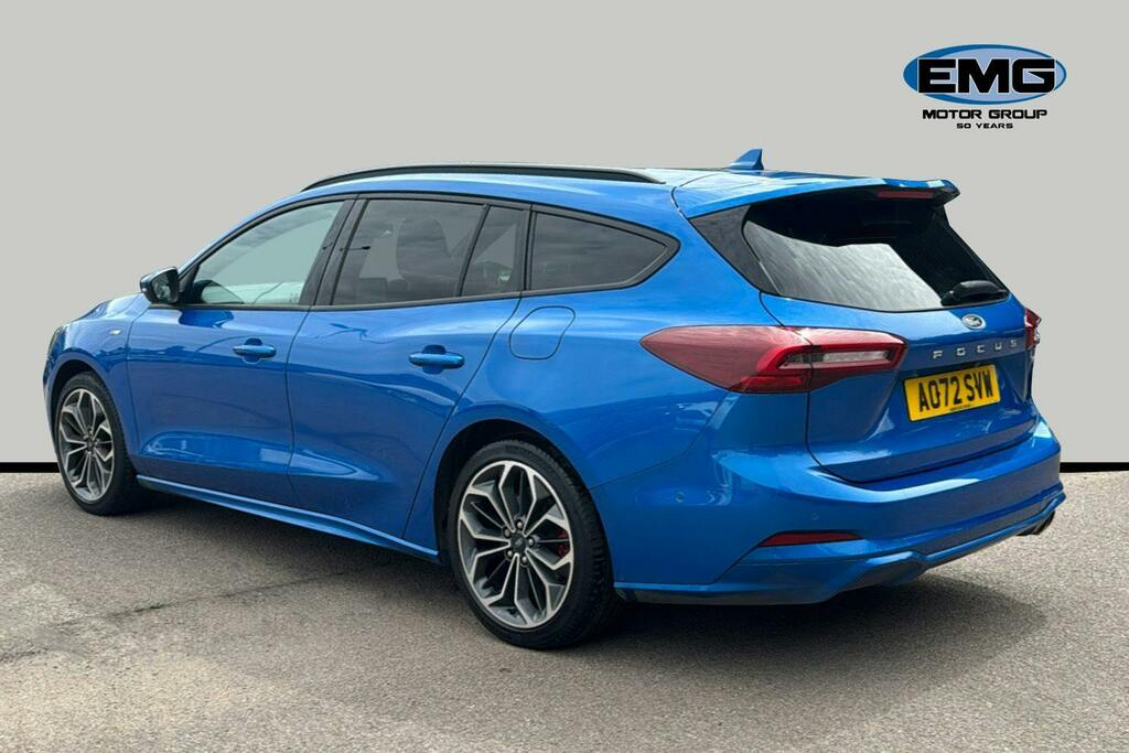 Ford Focus 1.0T Ecoboost Mhev St Line Vignale Estate Petr AO72SVW Blue #4