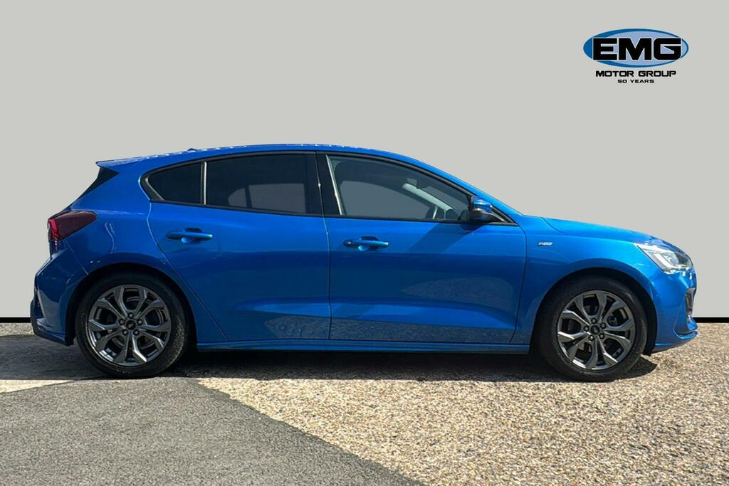 Ford Focus 1.0T Ecoboost Mhev St Line Hatchback Hy FJ74OBW Blue #3
