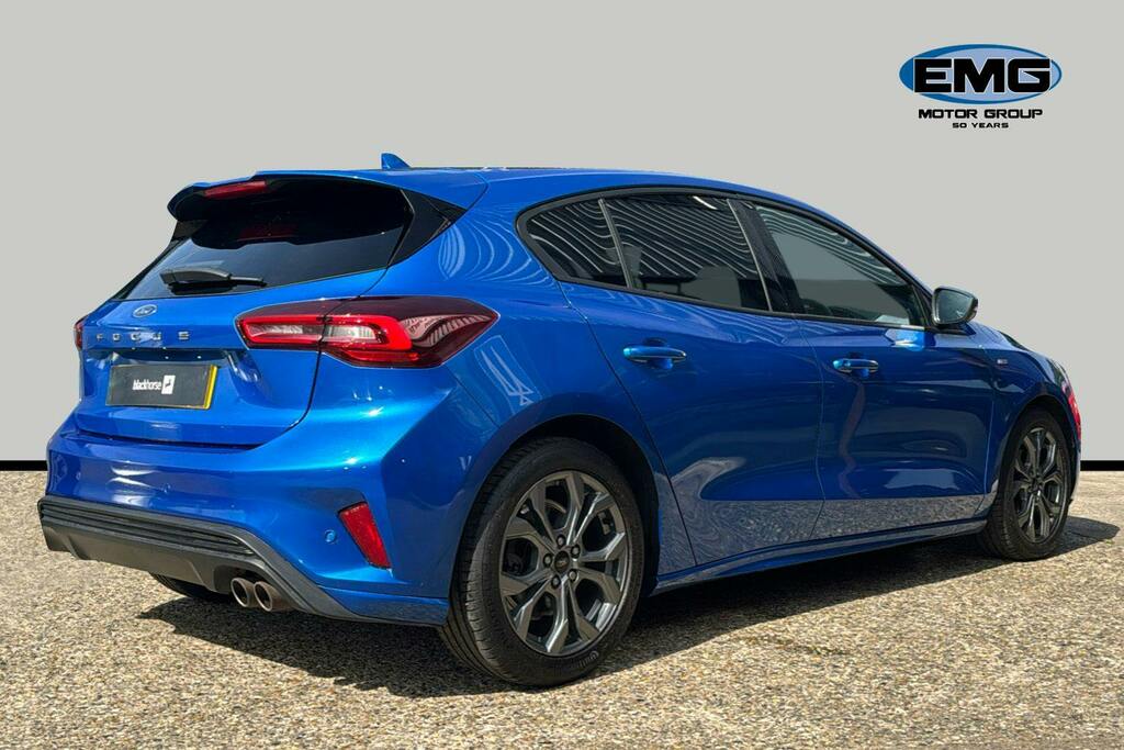 Ford Focus 1.0T Ecoboost Mhev St Line Hatchback Hy FJ74OBW Blue #6