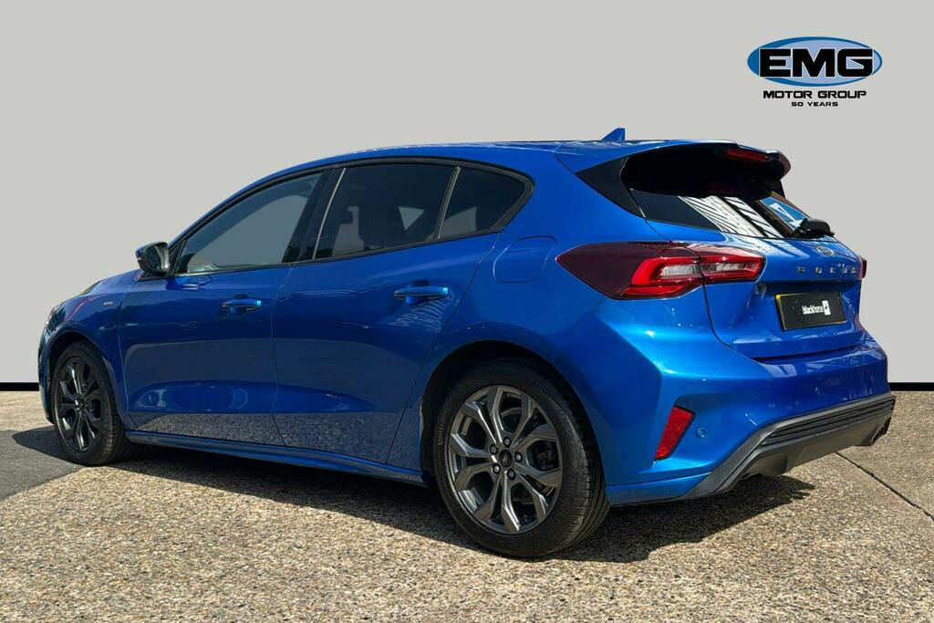 Ford Focus 1.0T Ecoboost Mhev St Line Hatchback Hy FJ74OBW Blue #4