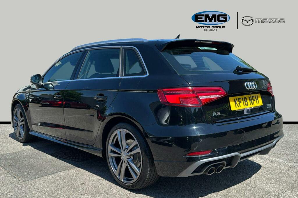 Audi A3 2.0 Tfsi S Line Sportback S Tronic Quat Black #4