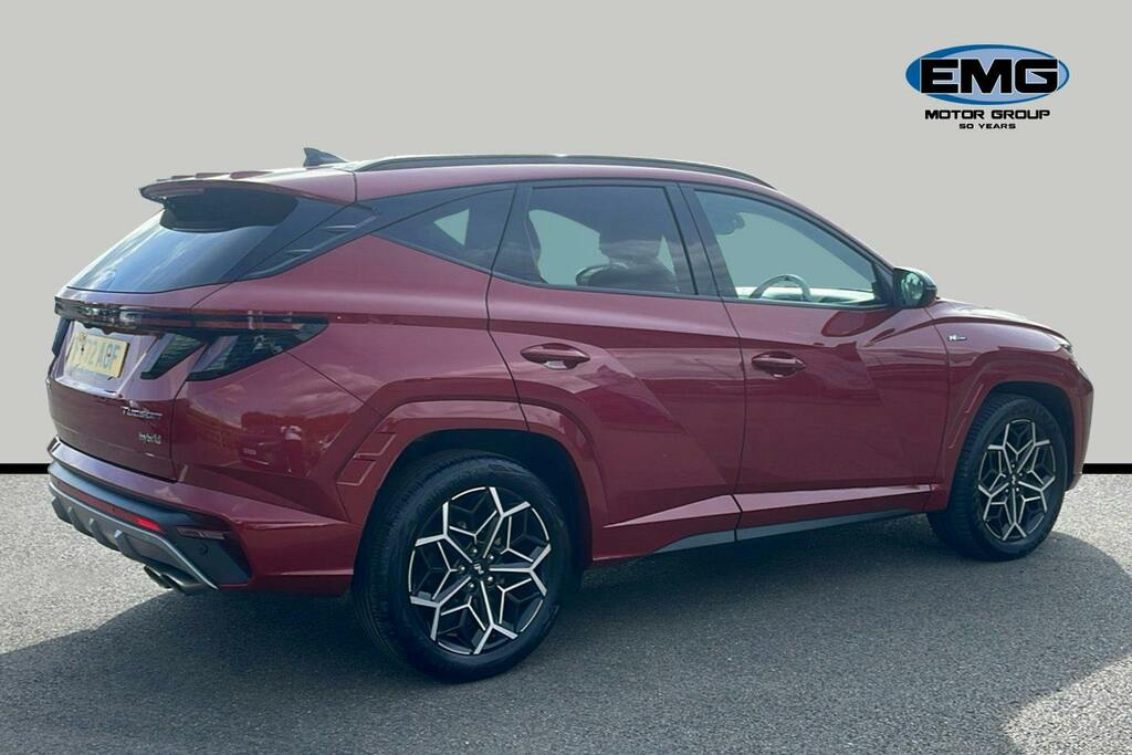 Hyundai Tucson 1.6 H T Gdi N Line Suv Hybrid S FY72AOF Red #6